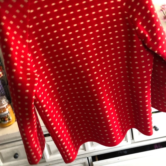 Vintage wool Italian red coat - Picture 8 of 9